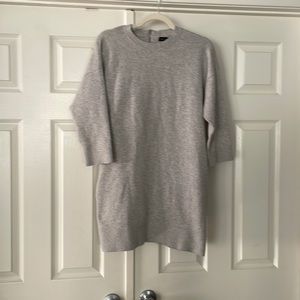Banana Republic medium gray sweater dress with pockets